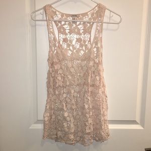 Flowy, floral print women’s tank top